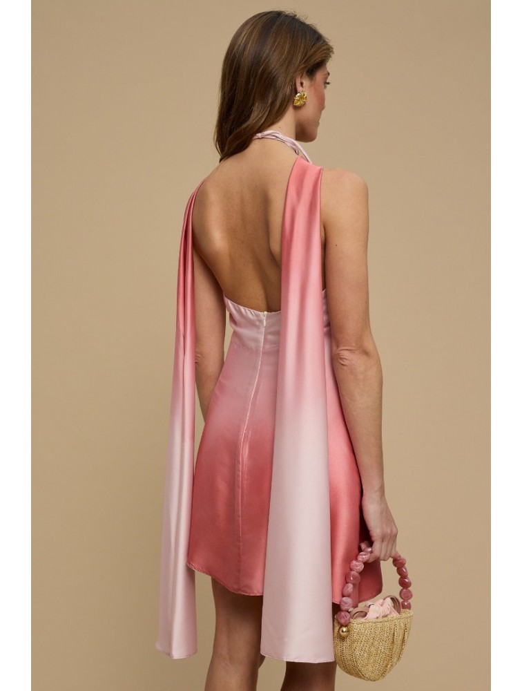 LA CHAINE Helia Dress Oasis Μίνι Ροζ Φόρεμα