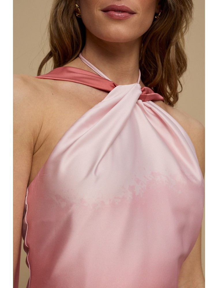 LA CHAINE Helia Dress Oasis Μίνι Ροζ Φόρεμα