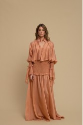 LA CHAINE Iris Dress Dusty Pink Ροζ Φόρεμα