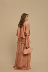 LA CHAINE Iris Dress Dusty Pink Ροζ Φόρεμα
