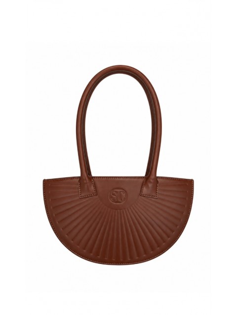 LA CHAINE Kallisti Bag Brown Καφέ Δερμάτινη Τσάντα 