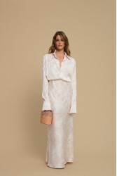 LA CHAINE Rose Skirt Epoxi Pink