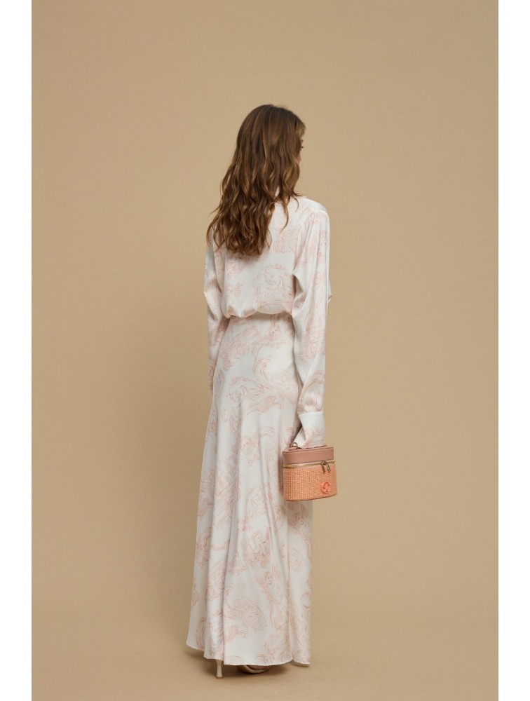LA CHAINE Rose Skirt Epoxi Pink