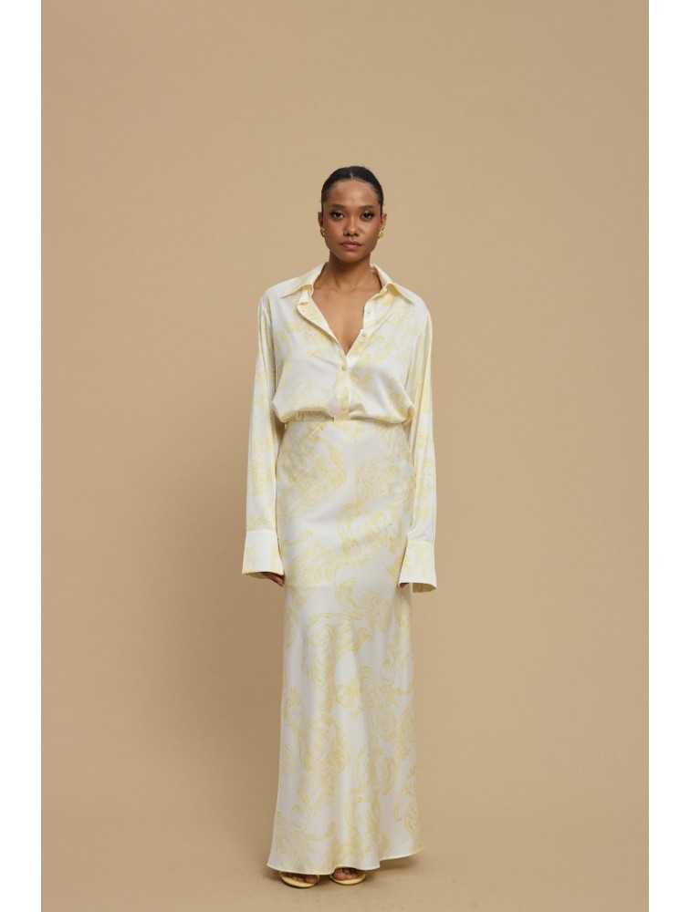 LA CHAINE Rose Skirt Epoxi Yellow