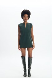LA CHAINE Sesilia Mini Dress Green Μίνι Πράσινο Φόρεμα