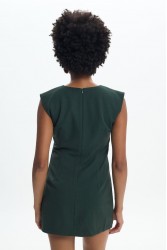 LA CHAINE Sesilia Mini Dress Green Μίνι Πράσινο Φόρεμα