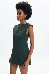 LA CHAINE Sesilia Mini Dress Green Μίνι Πράσινο Φόρεμα