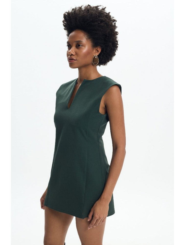 LA CHAINE Sesilia Mini Dress Green Μίνι Πράσινο Φόρεμα