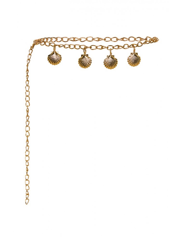 LA CHAINE Shell Chain Belt Χρυσή Ζώνη με Κοχύλια