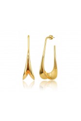 MÉRBABE Adaleiz Earrings 24K Gold Plated Stainless Steel 24K Επίχρυσωμένα Ατσάλινα Σκουλαρίκια