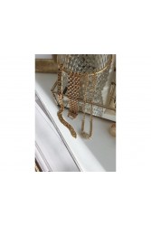 MÉRBABE Andre' Mesh Bracelet 24K Gold Plated Steel Βραχιόλι από 24K Επιχρυσωμένο Ατσάλι