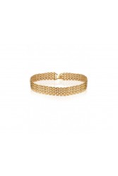 MÉRBABE Andre' Mesh Choker Necklace 24K Gold Plated Steel Κολιέ από 24K Επιχρυσωμένο Ατσάλι