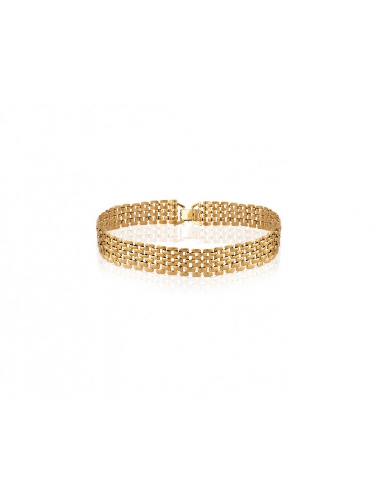 MÉRBABE Andre' Mesh Choker Necklace 24K Gold Plated Steel Κολιέ από 24K Επιχρυσωμένο Ατσάλι