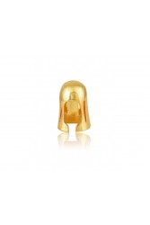 MÉRBABE Anke Finger Nail Ring 24K Premium Gold Plated Stainless Steel 24K Δαχτυλίδι Δαχτυλήθρα από Επιχρυσωμένο Ατσάλι