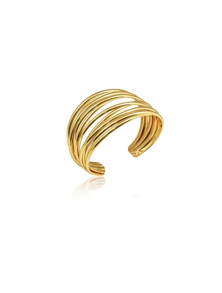 MÉRBABE Aye Cuff Bracelet 24K Gold Plated Steel Βραχιόλι από 24K Επιχρυσωμένο Ατσάλι