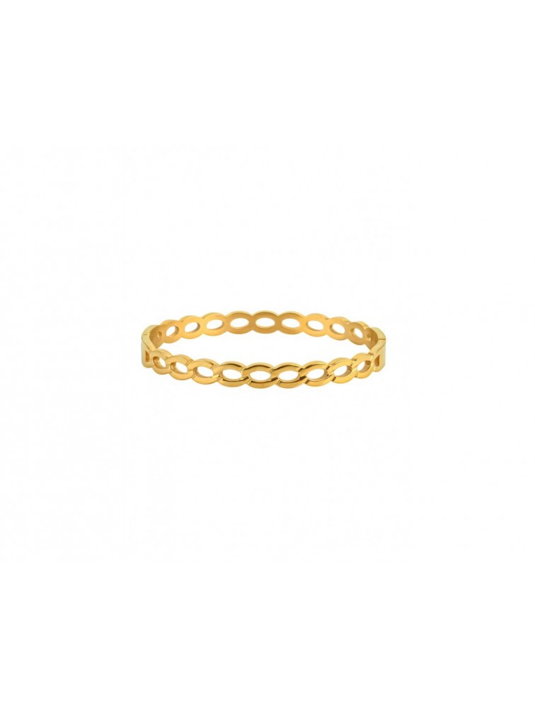 MÉRBABE Barbara Bangle Bracelet 24K Gold Plated Steel Βραχιόλι από 24K Επιχρυσωμένο Ατσάλι