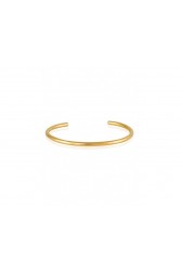 MÉRBABE Carla Cuff Bracelet 24K Gold Plated Steel Βραχιόλι από 24K Επιχρυσωμένο Ατσάλι