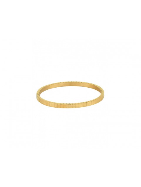 MÉRBABE Colin Bangle Bracelet 24K Gold Plated Steel Βραχιόλι από 24K Επιχρυσωμένο Ατσάλι