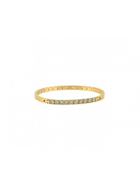 MÉRBABE Dahlia Bangle Bracelet 24K Gold Plated Steel Βραχιόλι από 24K Επιχρυσωμένο Ατσάλι
