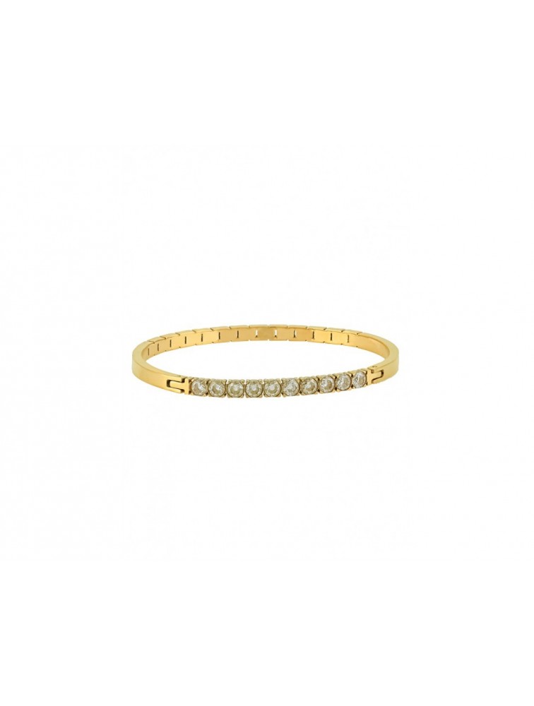 MÉRBABE Dahlia Bangle Bracelet 24K Gold Plated Steel Βραχιόλι από 24K Επιχρυσωμένο Ατσάλι
