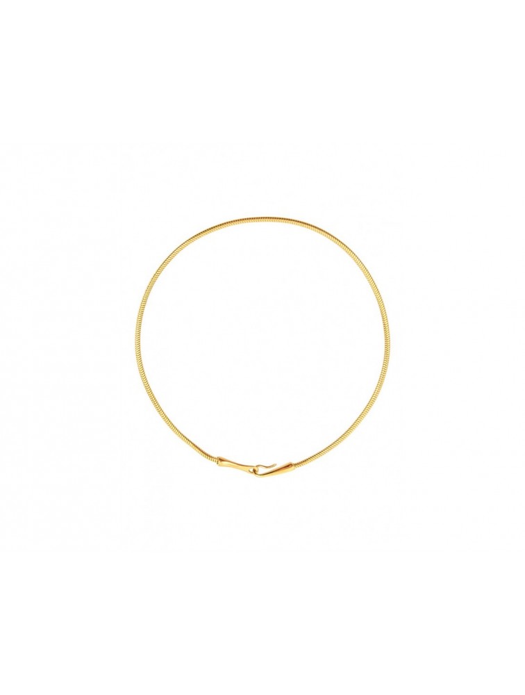 MÉRBABE Elya Form Chain Necklace 24K Gold Plated Stainless Steel