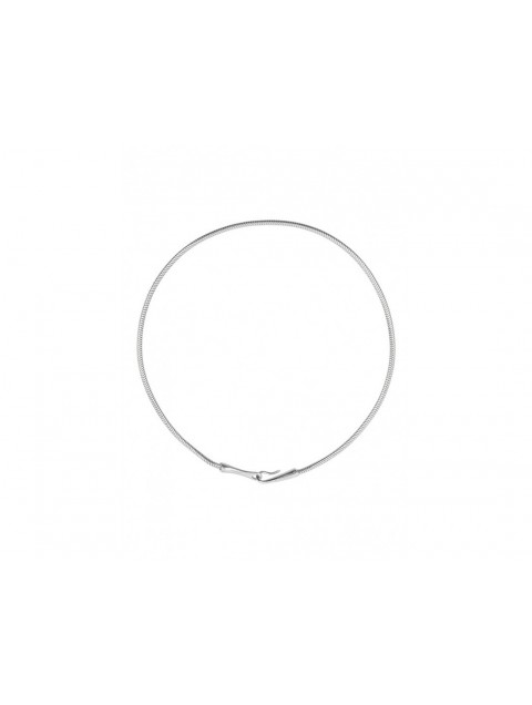 MÉRBABE Form Silver Chain Necklace Ασημί Κολιέ από Premium Επαργυρωμένο Ατσάλι