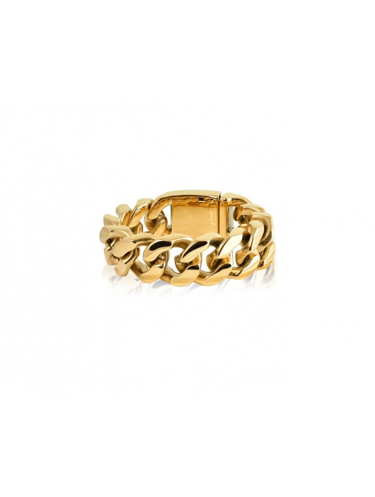 MÉRBABE Harper Luxury Gold Chain Bracelet 24K Gold Plated Steel Βραχιόλι από 24K Επιχρυσωμένο Ατσάλι