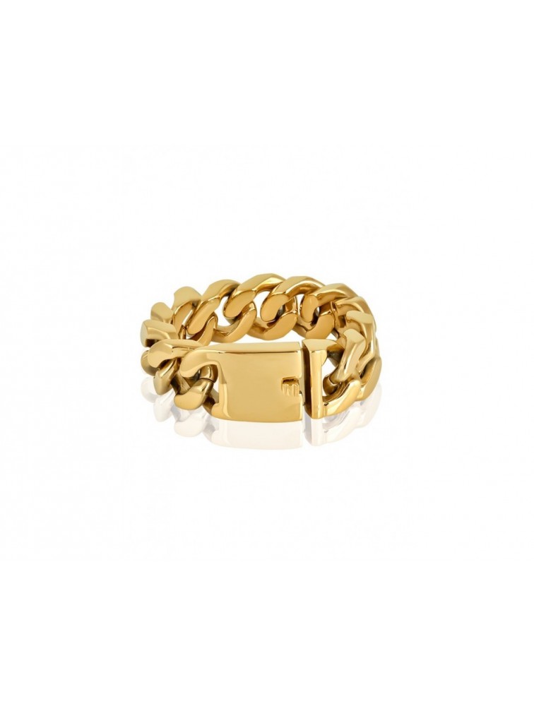 MÉRBABE Harper Luxury Gold Chain Bracelet 24K Gold Plated Steel Βραχιόλι από 24K Επιχρυσωμένο Ατσάλι
