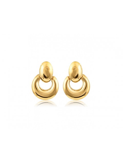 MÉRBABE Ivey Earrings 24K Gold Plated Stainless Steel 24K Επίχρυσωμένα Ατσάλινα Σκουλαρίκια