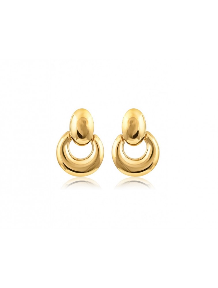 MÉRBABE Ivey Earrings 24K Gold Plated Stainless Steel 24K Επίχρυσωμένα Ατσάλινα Σκουλαρίκια