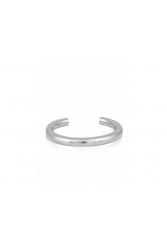 MÉRBABE Jayda Silver Cuff Bracelet Ασημί Βραχιόλι από Επαργυρωμένο Ατσάλι