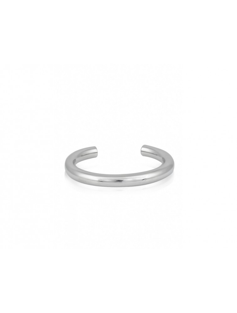 MÉRBABE Jayda Silver Cuff Bracelet Ασημί Βραχιόλι από Επαργυρωμένο Ατσάλι