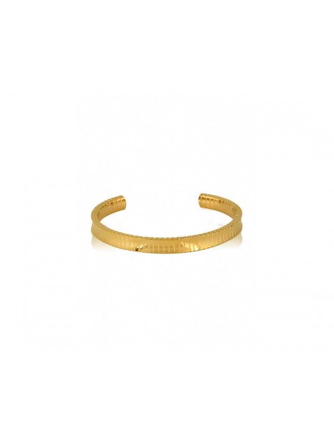 MÉRBABE Megan Cuff Bracelet 24K Gold Premium Gold Plated Steel Bracelet
