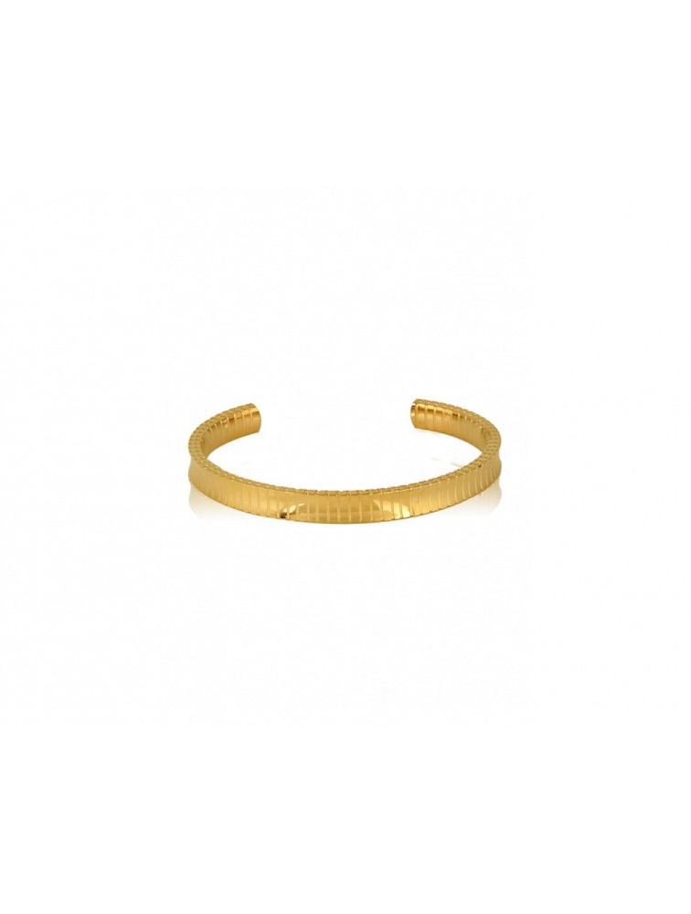 MÉRBABE Megan Cuff Bracelet 24K Gold Premium Gold Plated Steel Bracelet