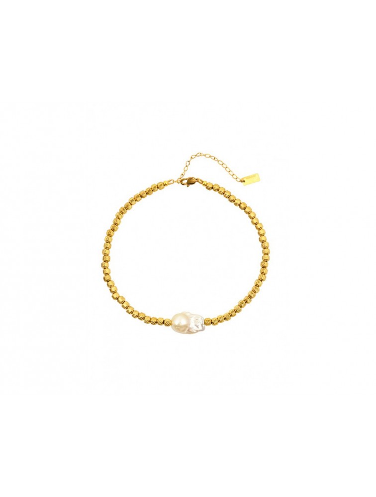 MÉRBABE Naya Necklace 24K Gold Plated Stainless Steel 24K Επίχρυσωμένο Ατσάλινο Κολιέ