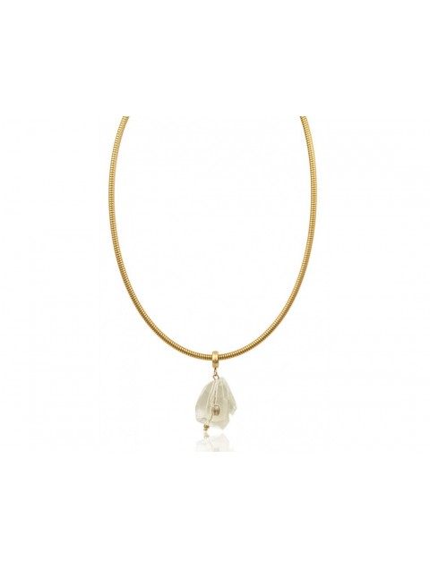 MÉRBABE Neira Necklace 24K Gold Plated Stainless Steel Επίχρυσωμένο Ατσάλινο Κολιέ