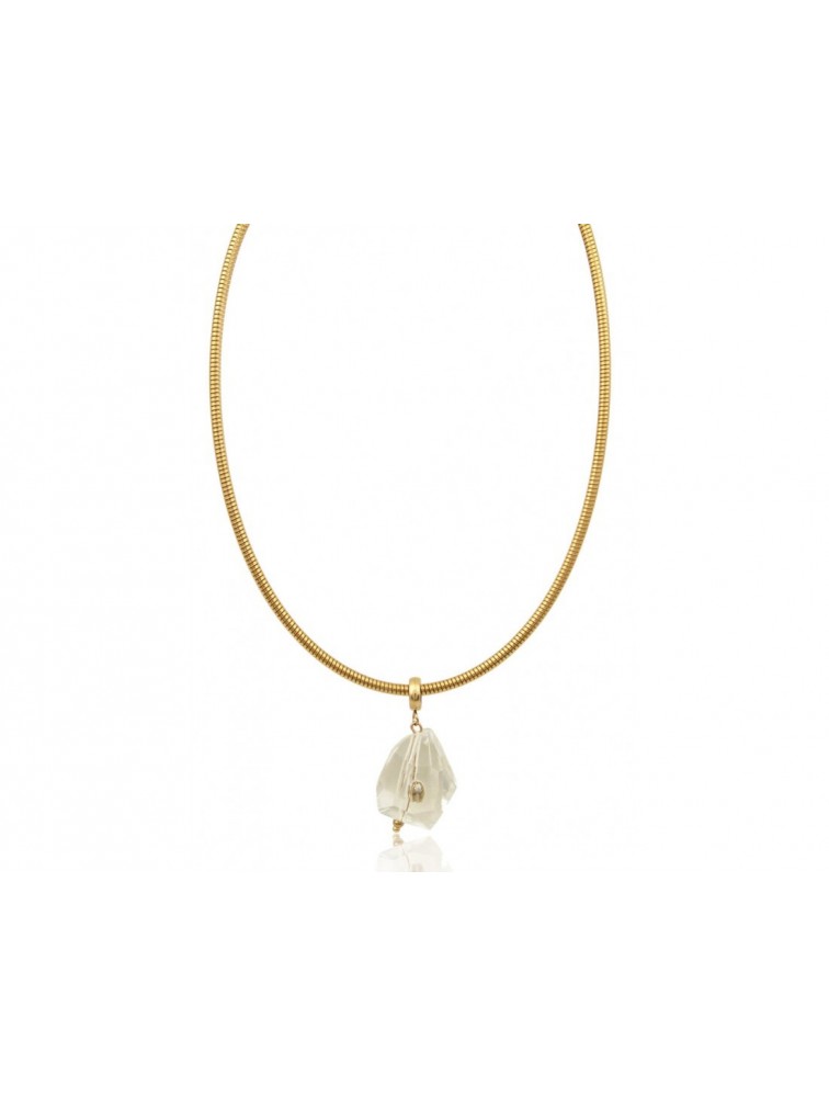 MÉRBABE Neira Necklace 24K Gold Plated Stainless Steel Επίχρυσωμένο Ατσάλινο Κολιέ