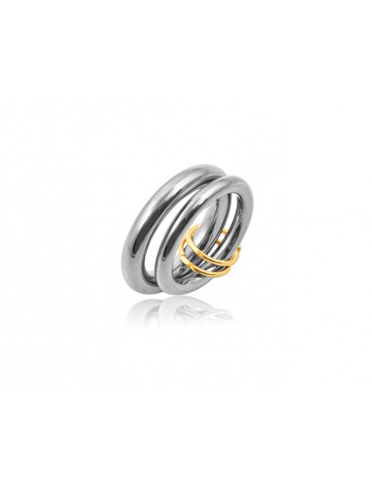 MÉRBABE Raylin Silver Ring Δαχτυλίδι από Premium Επαργυρωμένο Ατσάλι