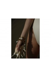 MÉRBABE Vanessa Bangle Bracelet 24K Gold Χρυσό Βραχιόλι από Premium Επίχρυσο Ατσάλι