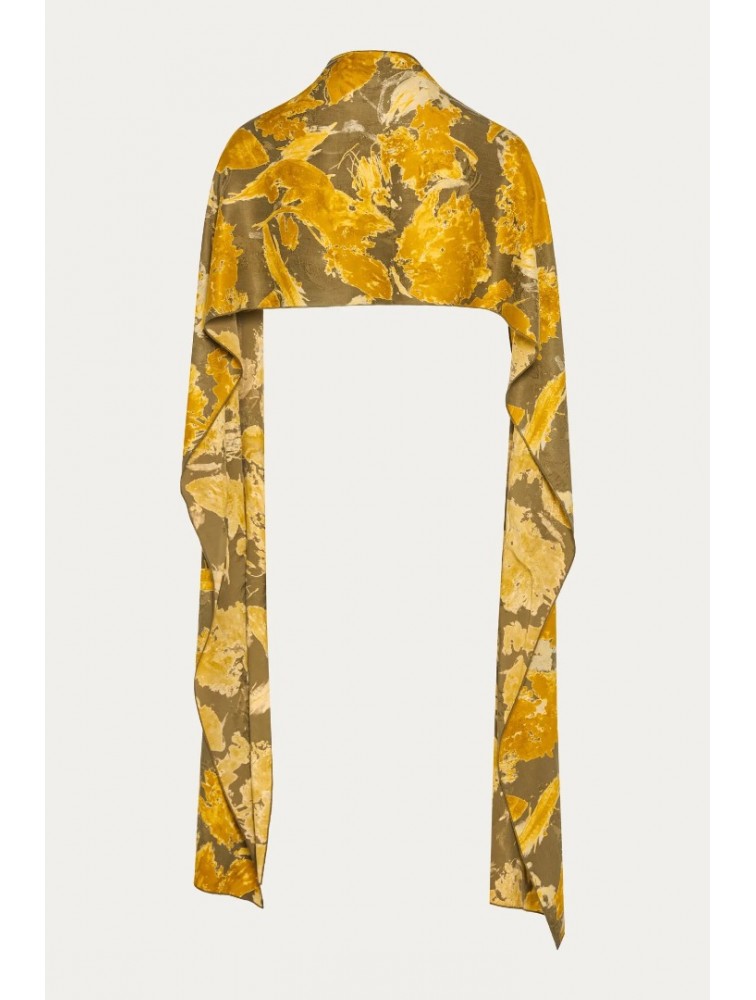 NIDODILEDA Verity Shawl Printed Mustard