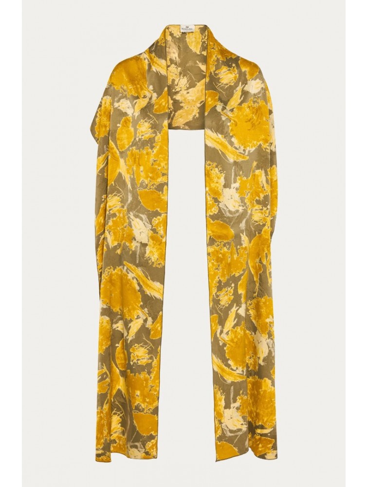 NIDODILEDA Verity Shawl Printed Mustard
