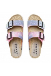 MANEBÌ Tie dye ντένιμ nordic γυναικεία σανδάλια