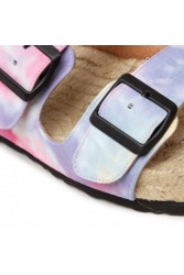 MANEBÌ Tie dye ντένιμ nordic γυναικεία σανδάλια