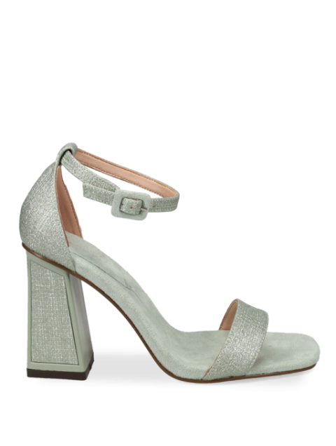 MIGATO Green glossy women's sandals