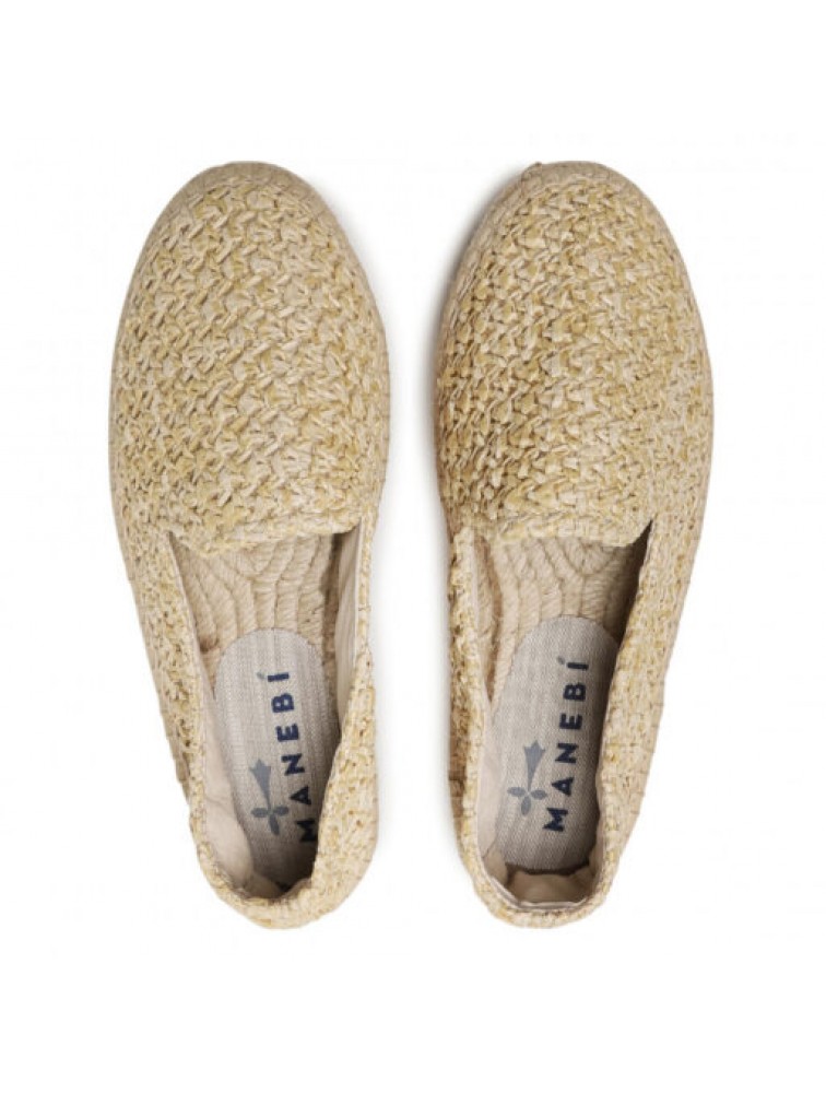 MANEBÌ Yucatan - Raffia Net women's espadrilles