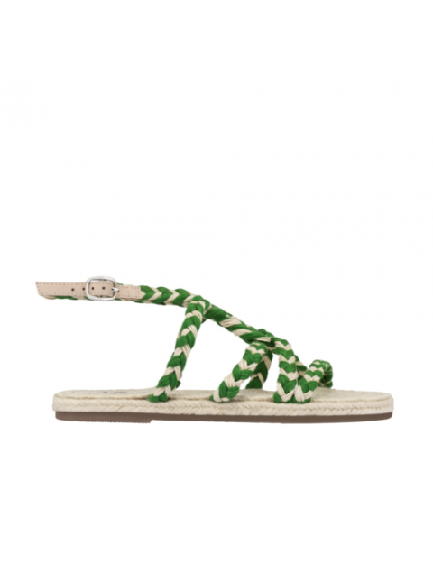 MANEBÌ Rope women's sandals - Yucatan - Green