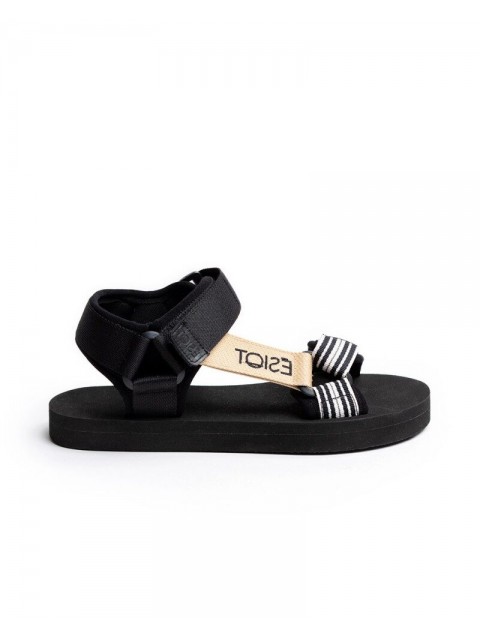 'ESIOT OTHOS | Black and white women's sandals 'ESIOT OTHOS | Black and white women's sandals